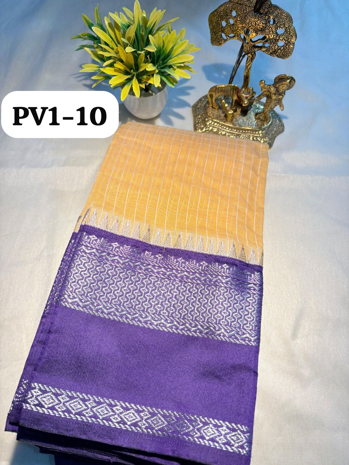 Semi-Gadwal Cotton Silk Saree