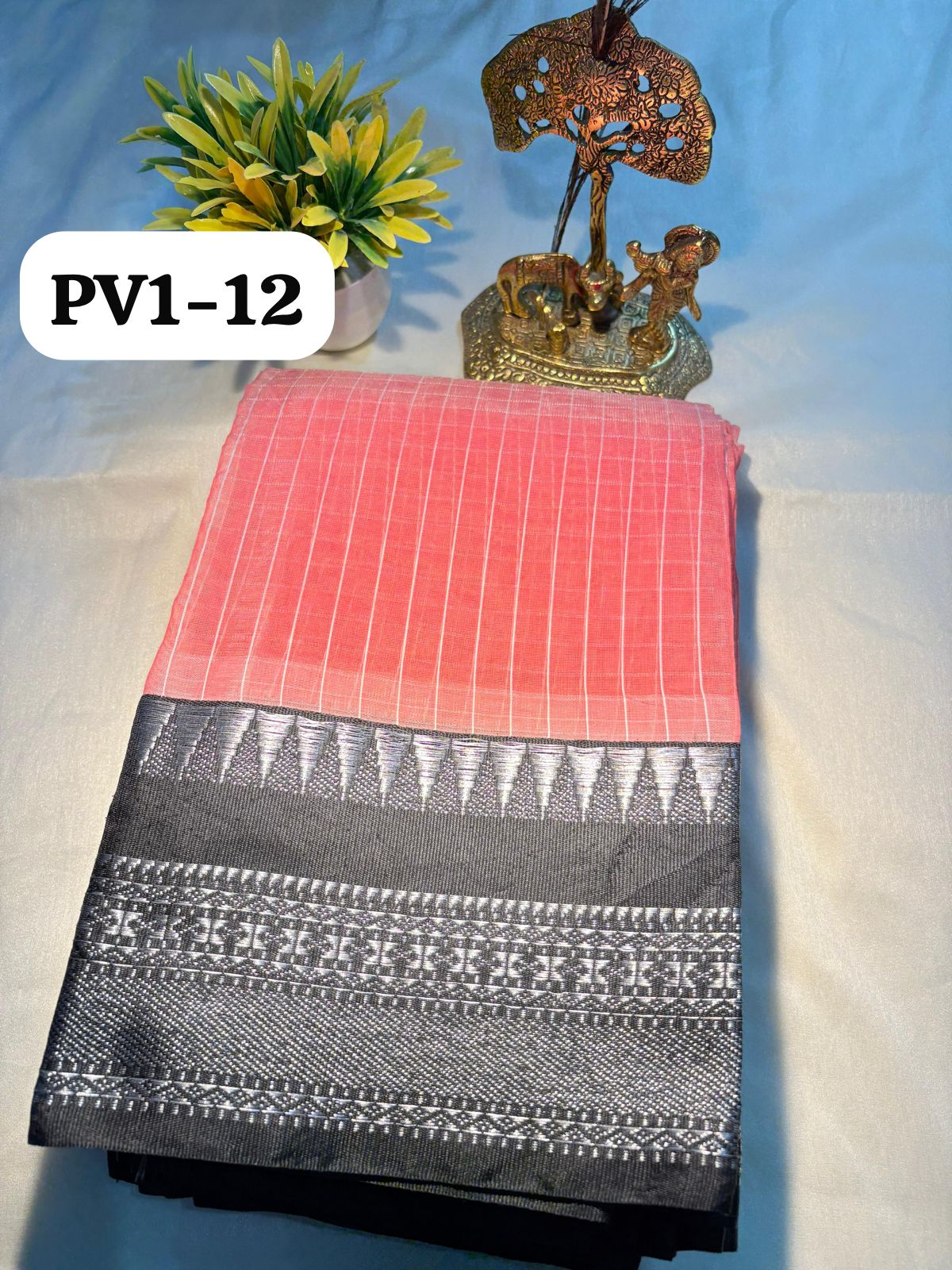 Semi-Gadwal Cotton Silk Saree