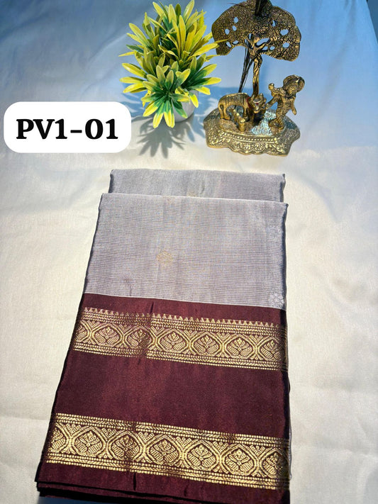 Semi-Gadwal Silk Saree