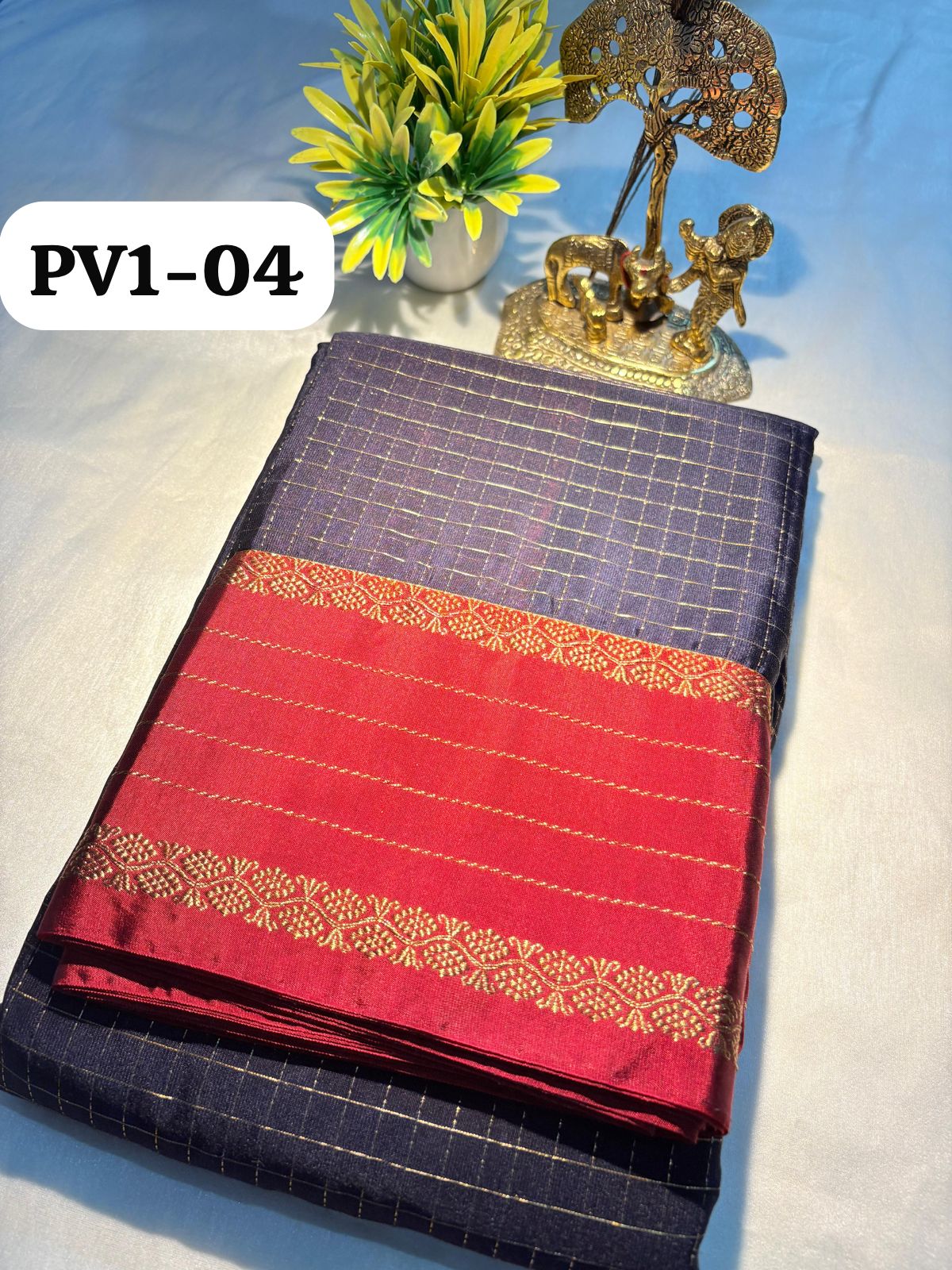 Semi-Gadwal Silk Saree