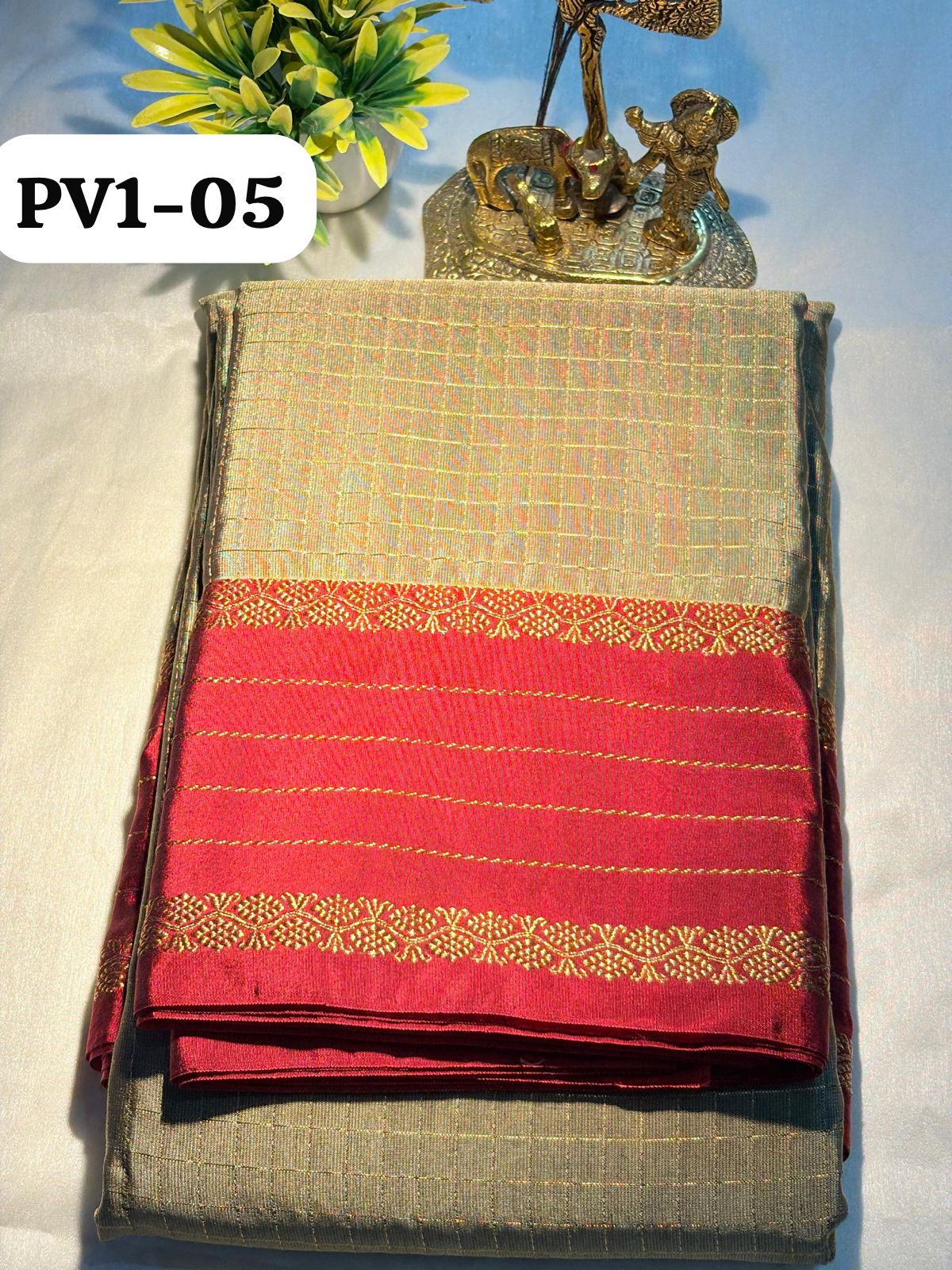 Semi-Gadwal Silk Saree
