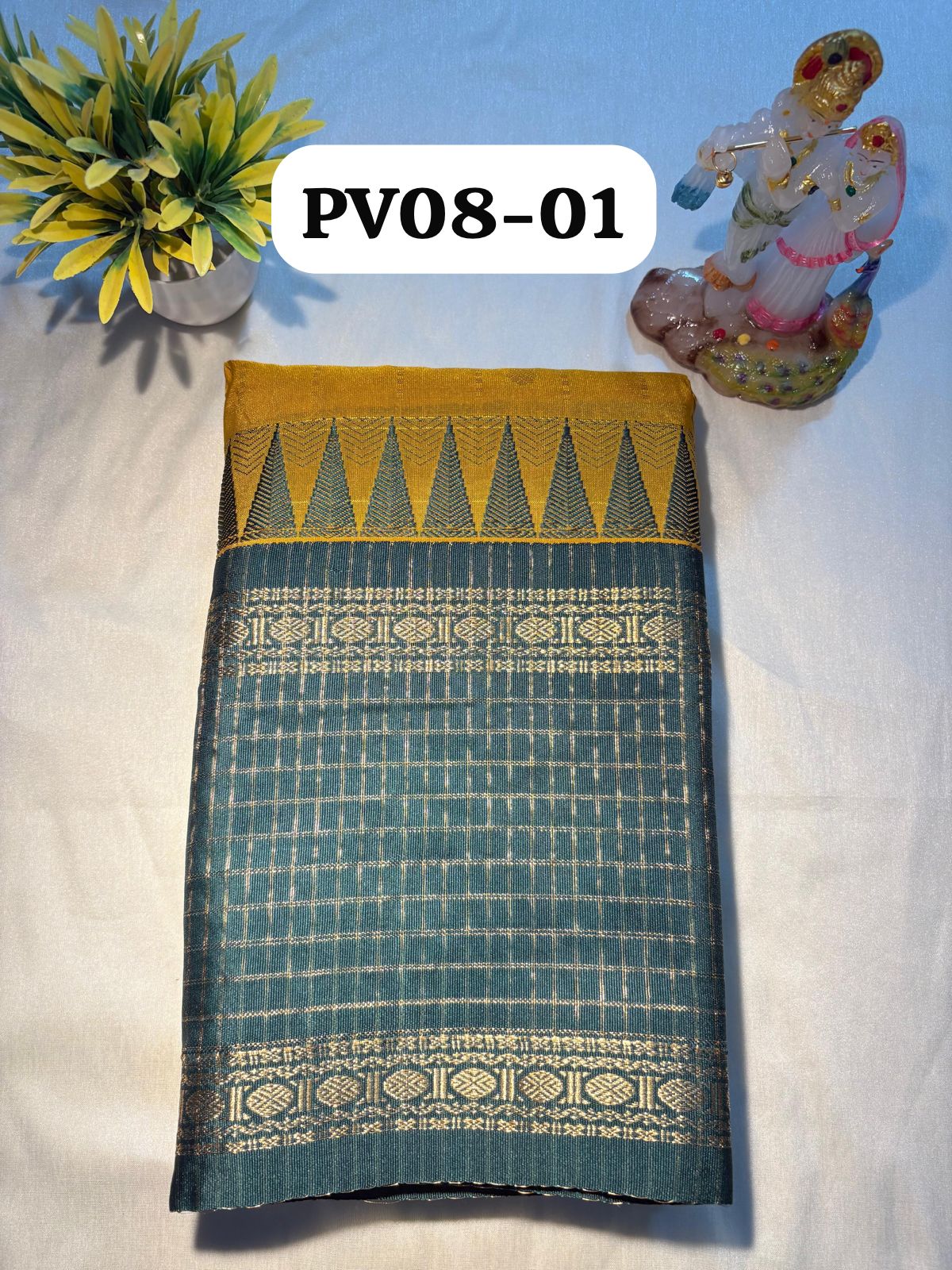 Semi-Gadwal Silk Saree