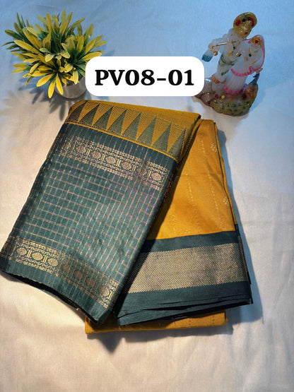 Semi-Gadwal Silk Saree