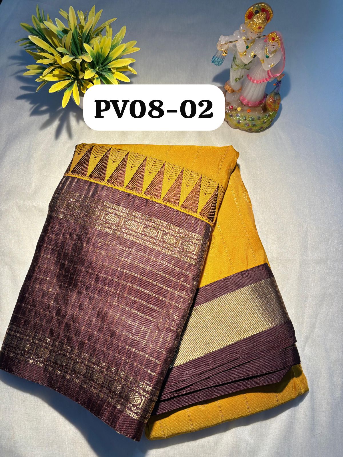 Semi-Gadwal Silk Saree