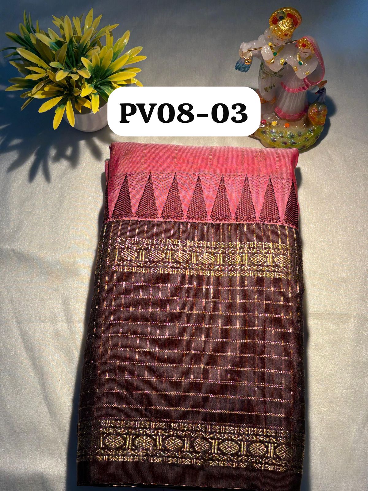 Semi-Gadwal Silk Saree