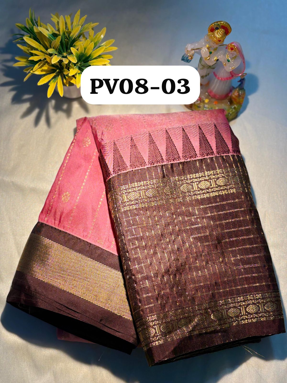 Semi-Gadwal Silk Saree