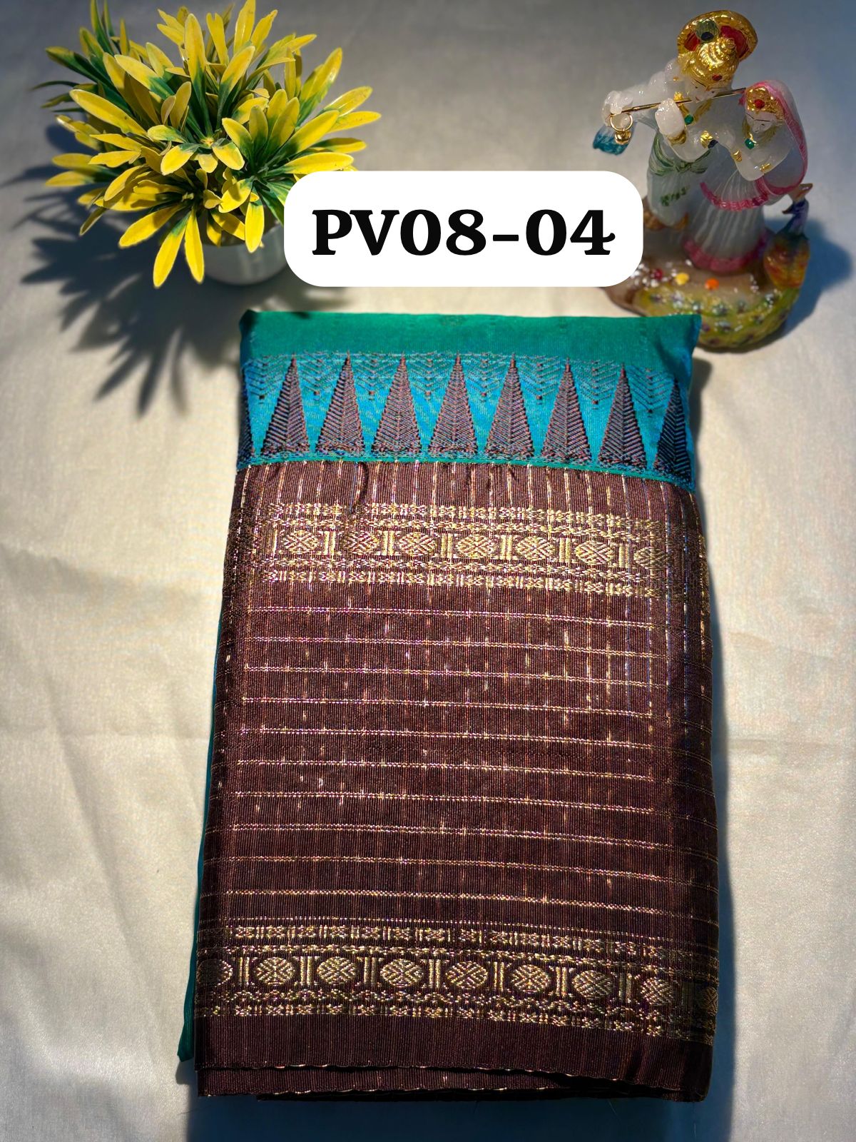 Semi-Gadwal Silk Saree