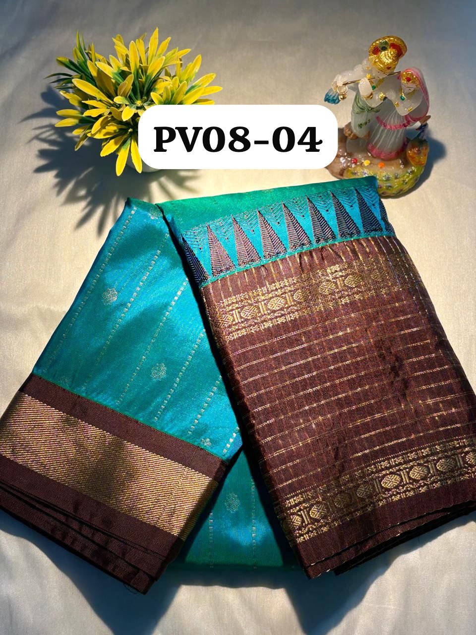 Semi-Gadwal Silk Saree