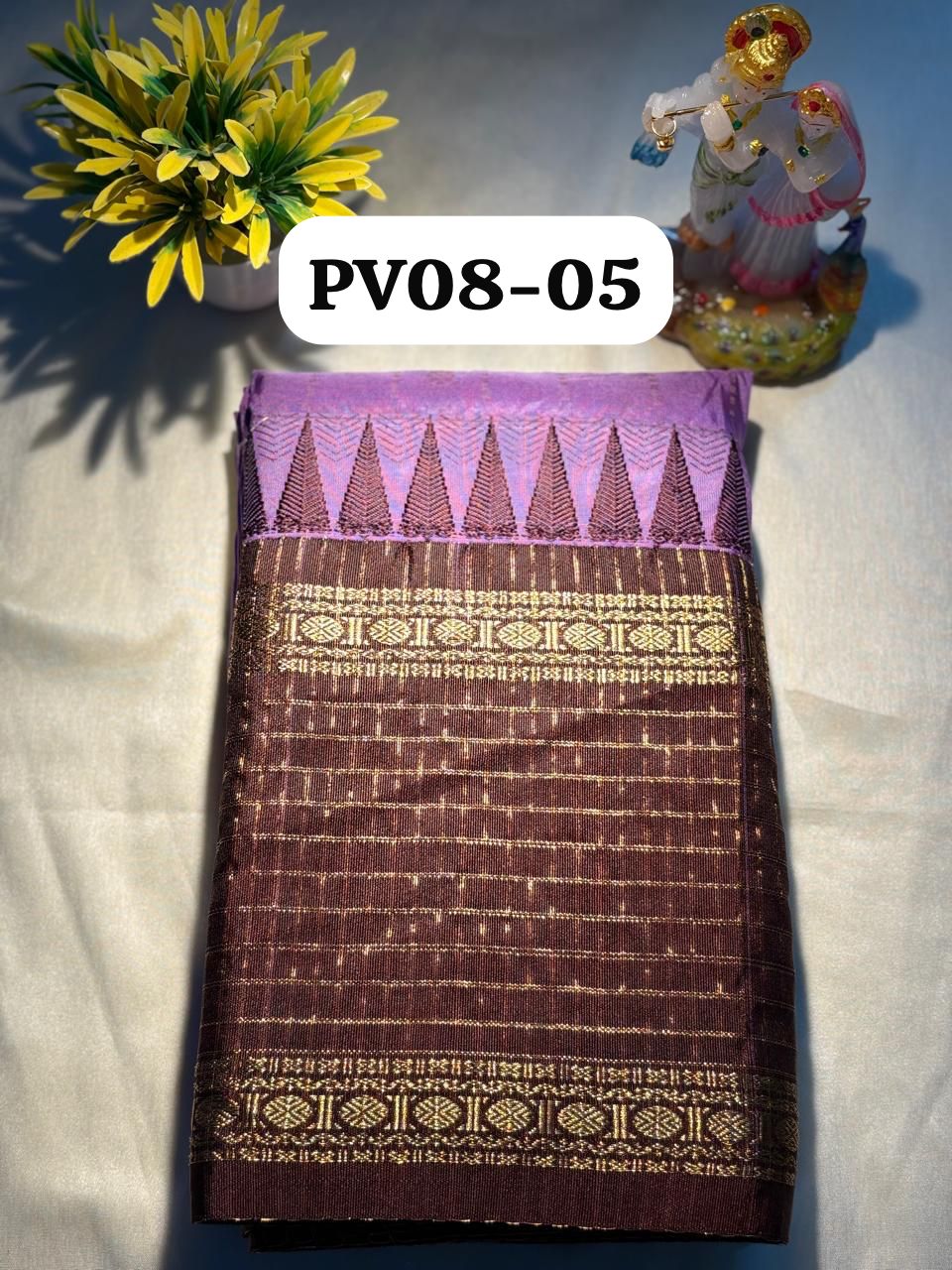 Semi-Gadwal Silk Saree