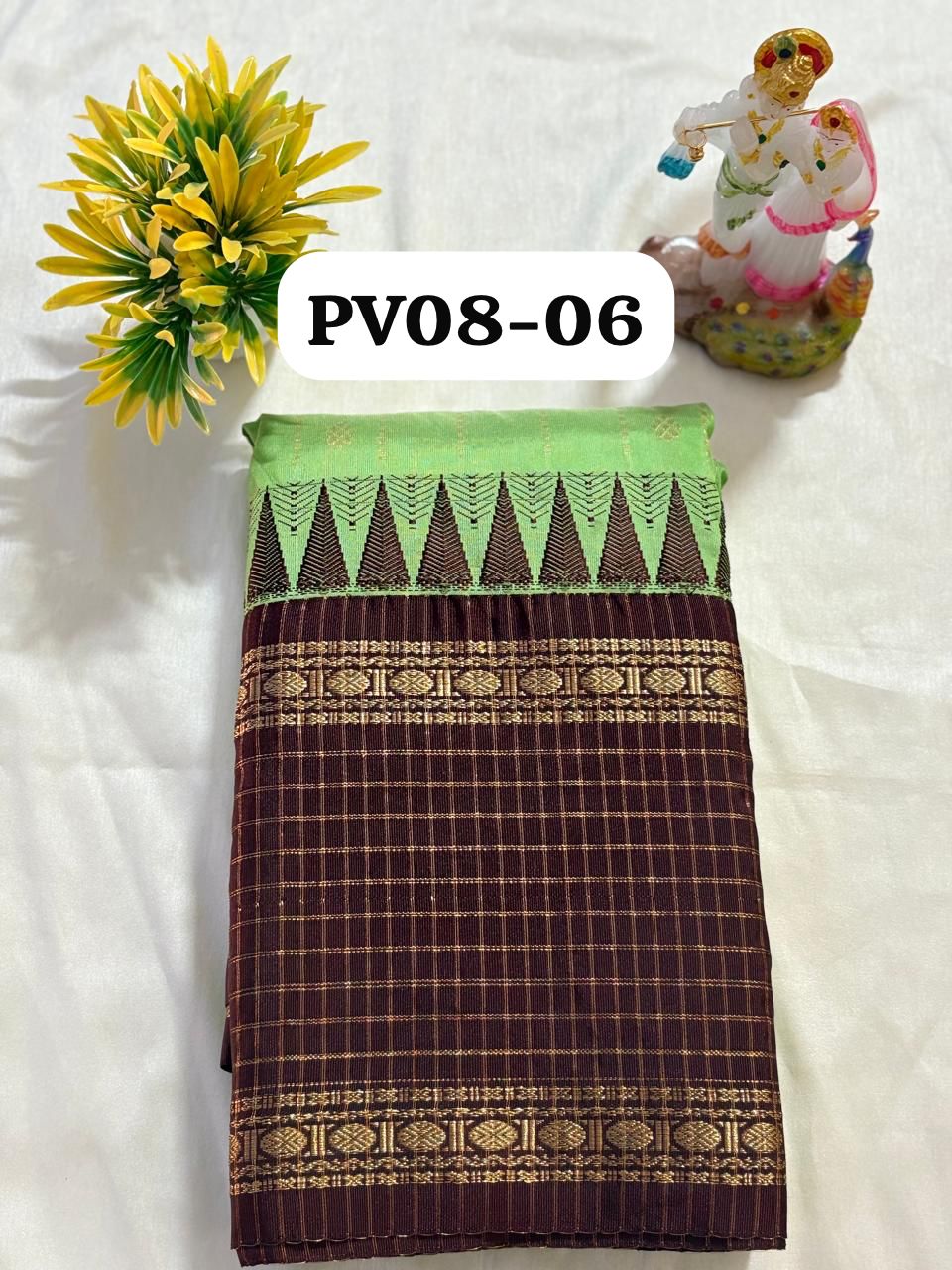 Semi-Gadwal Silk Saree