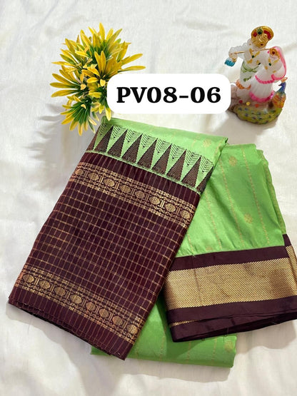 Semi-Gadwal Silk Saree
