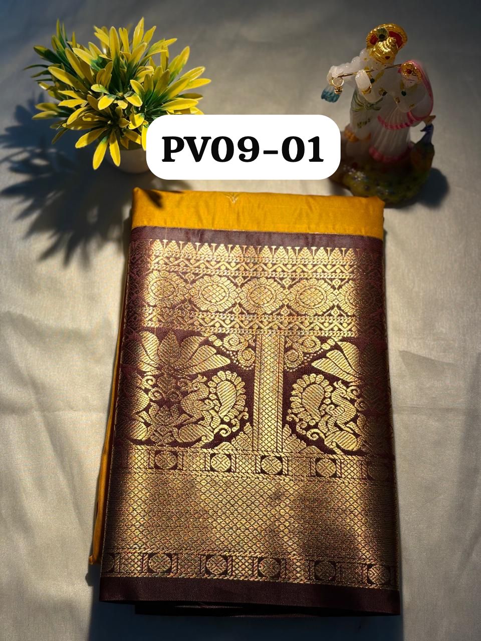 Semi-Gadwal Silk Saree