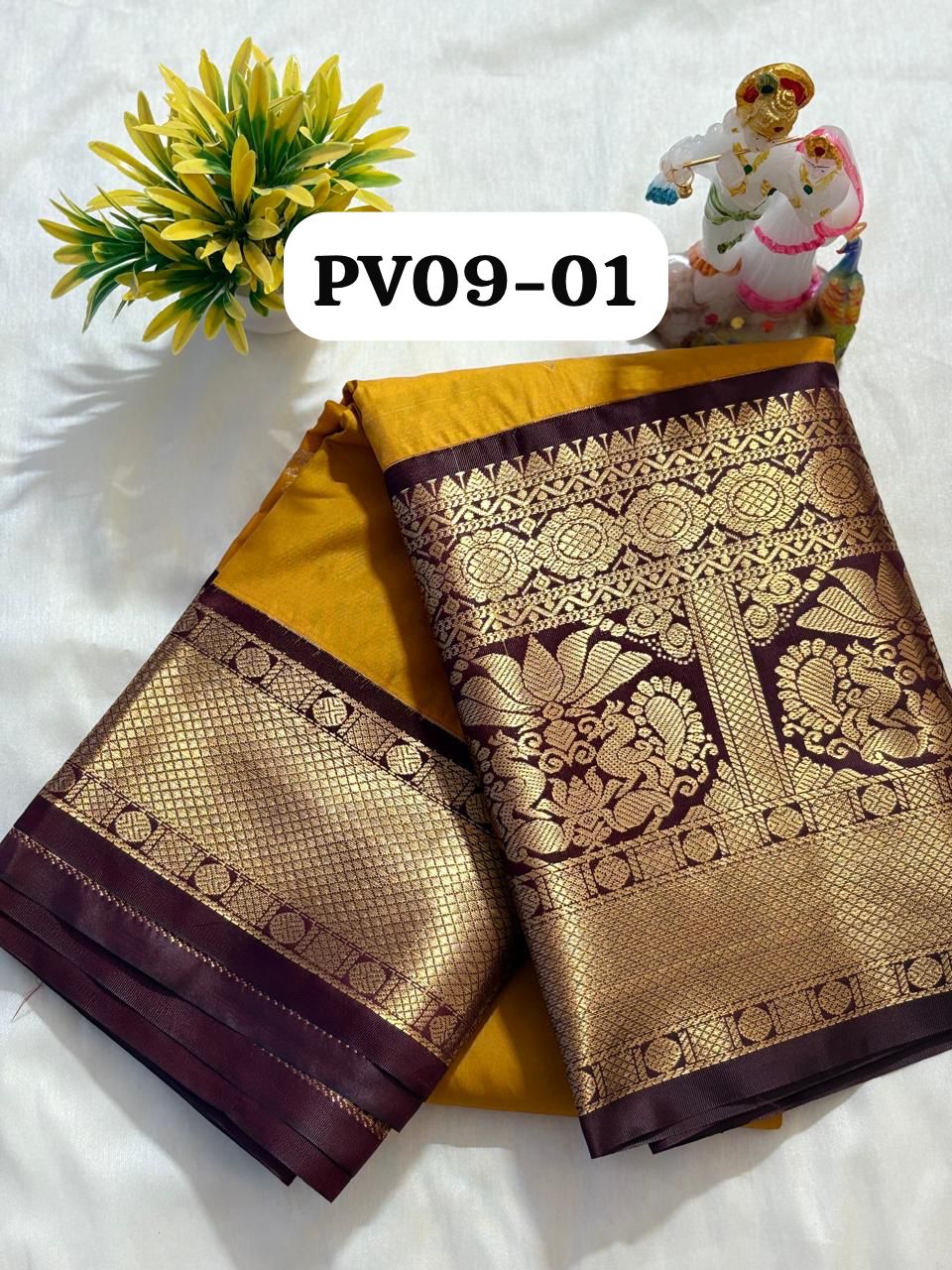 Semi-Gadwal Silk Saree