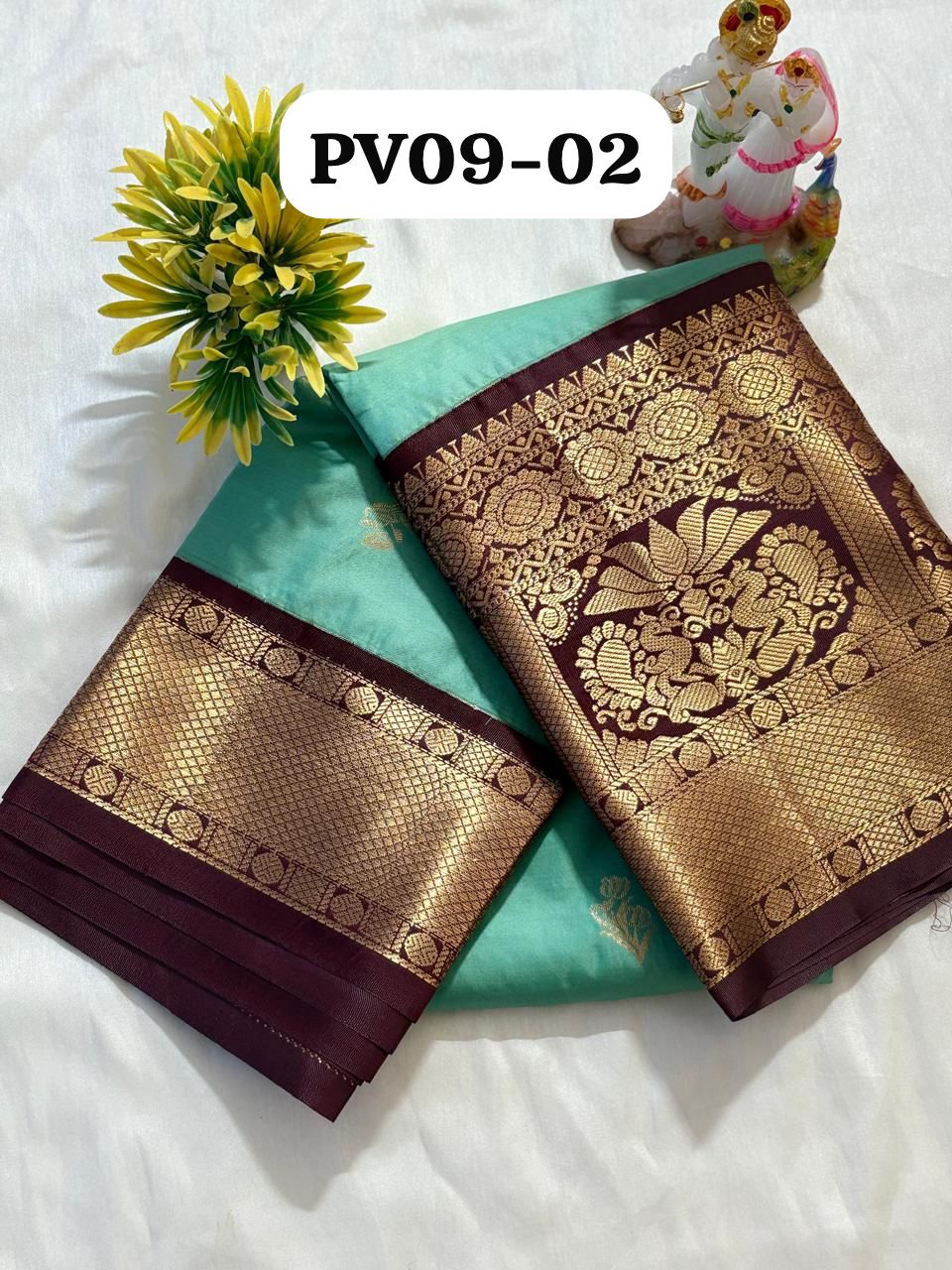 Semi-Gadwal Silk Saree