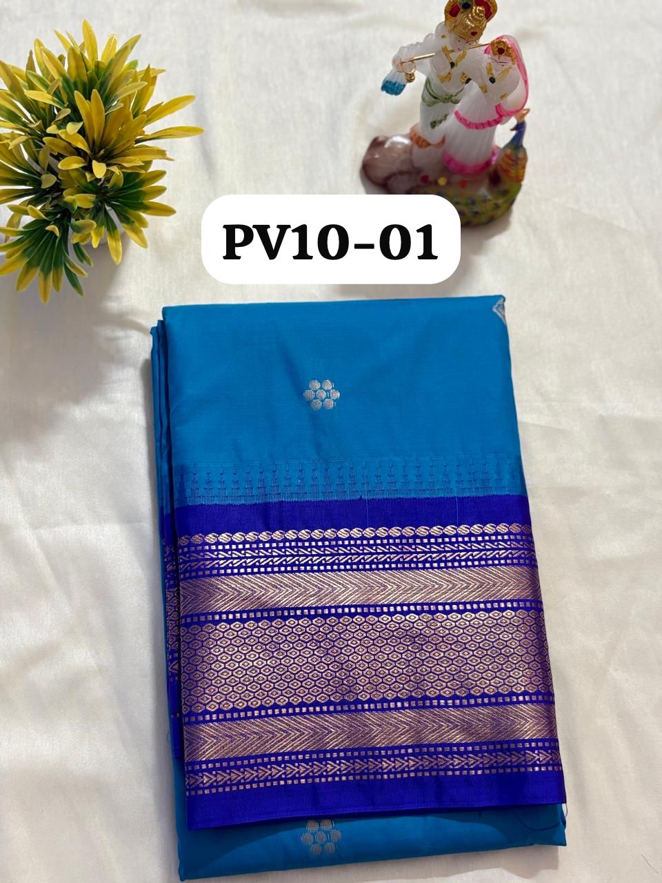 Semi-Gadwal Silk Saree