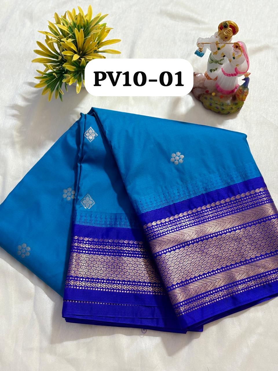 Semi-Gadwal Silk Saree