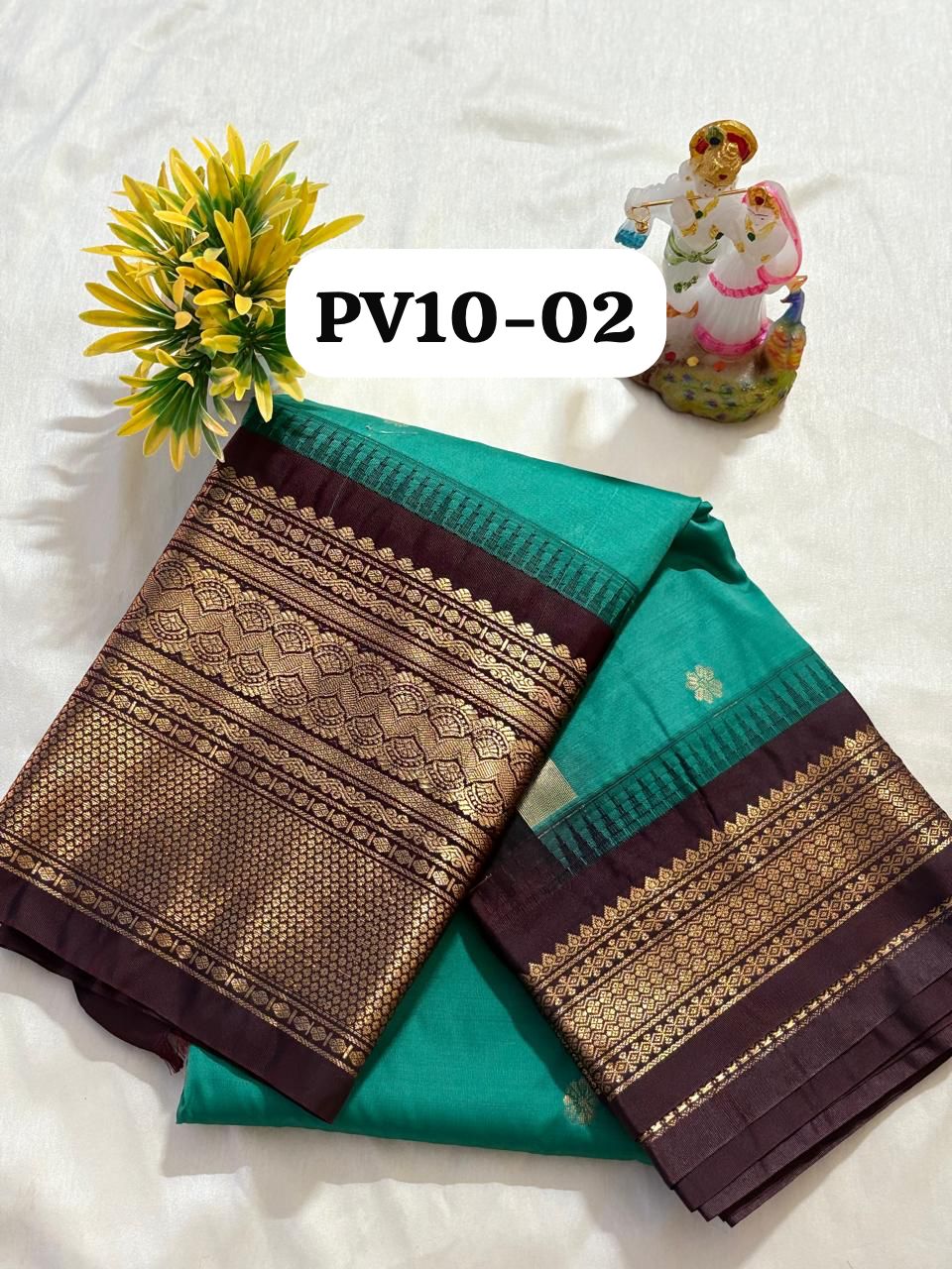 Semi-Gadwal Silk Saree