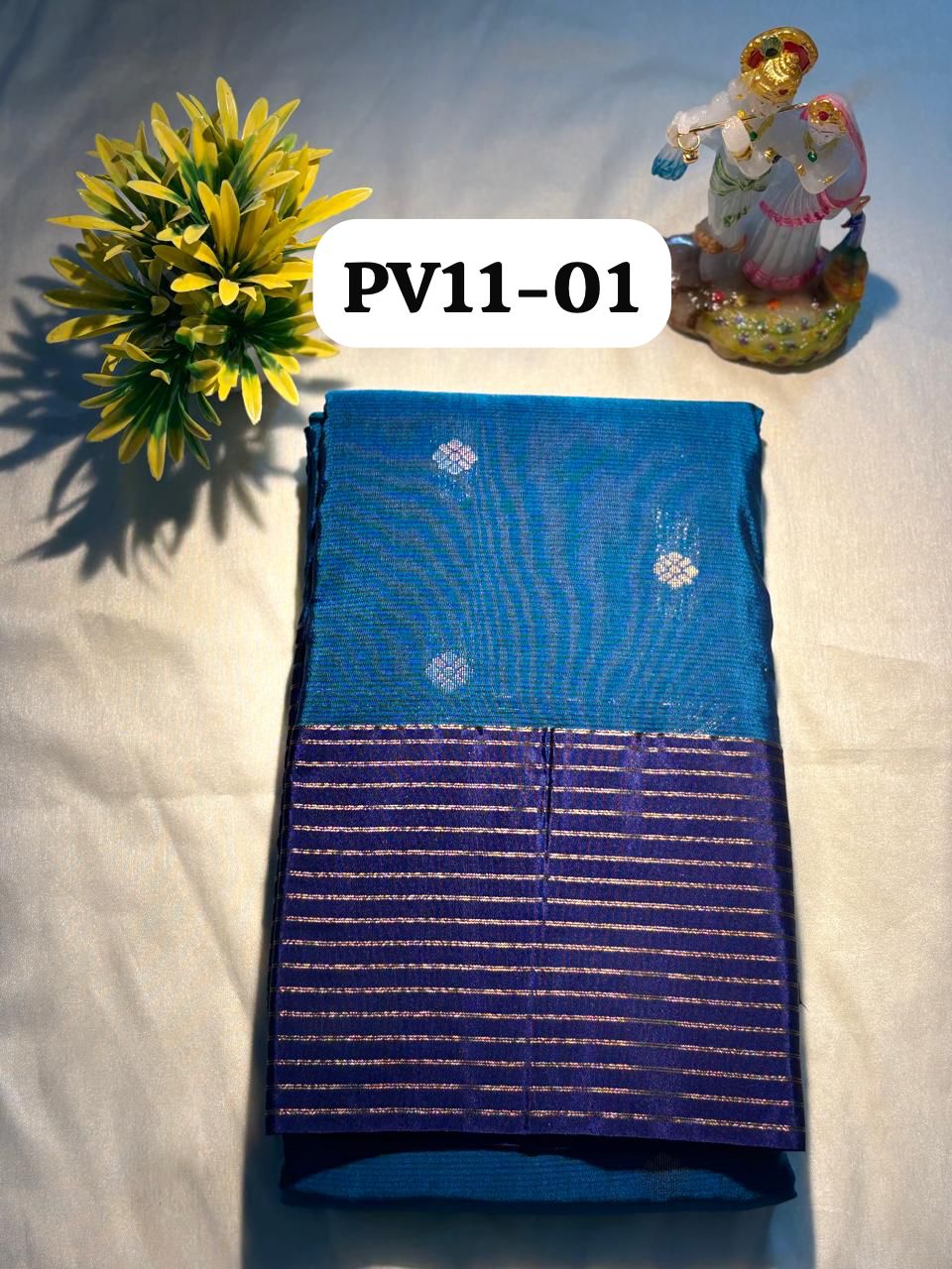Semi-Gadwal Cotton Silk Saree