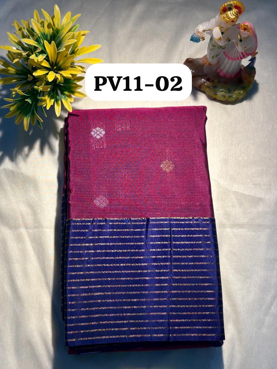 Semi-Gadwal Cotton Silk Saree
