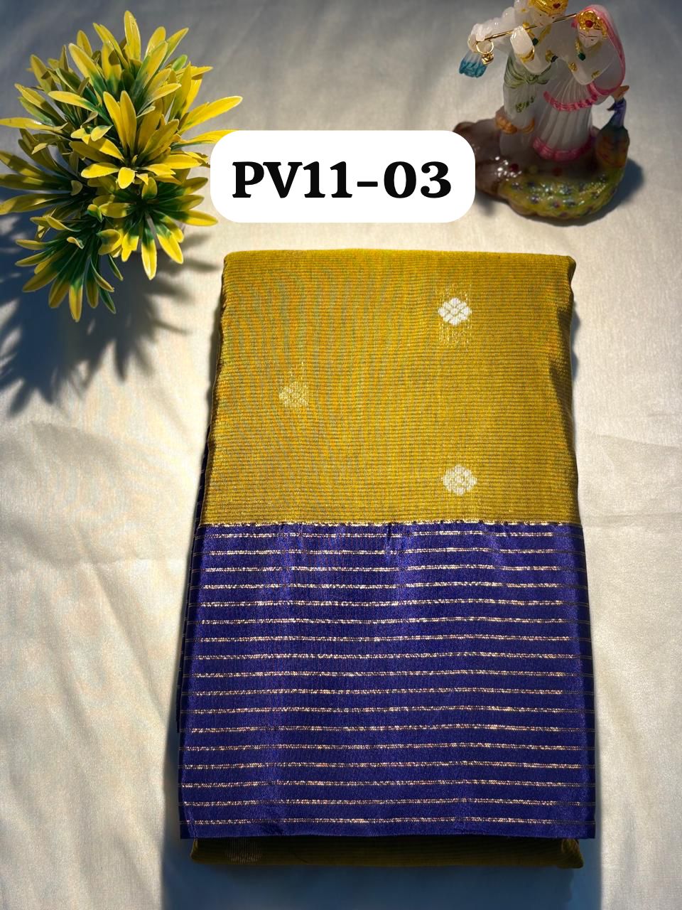 Semi-Gadwal Cotton Silk Saree