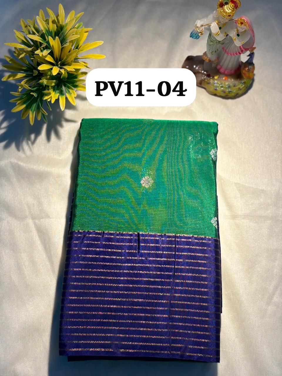 Semi-Gadwal Cotton Silk Saree