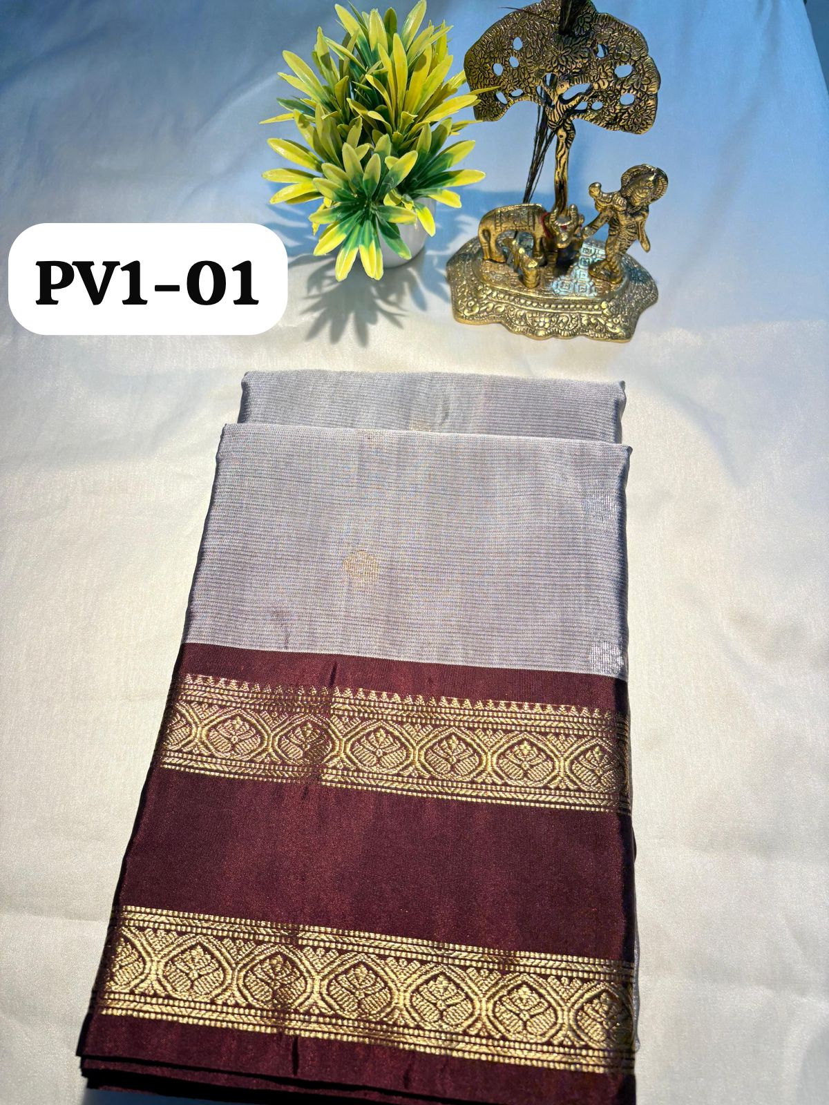 Semi-Gadwal Silk Saree