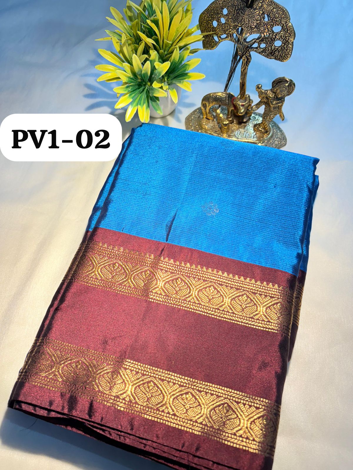 Semi-Gadwal Silk Saree