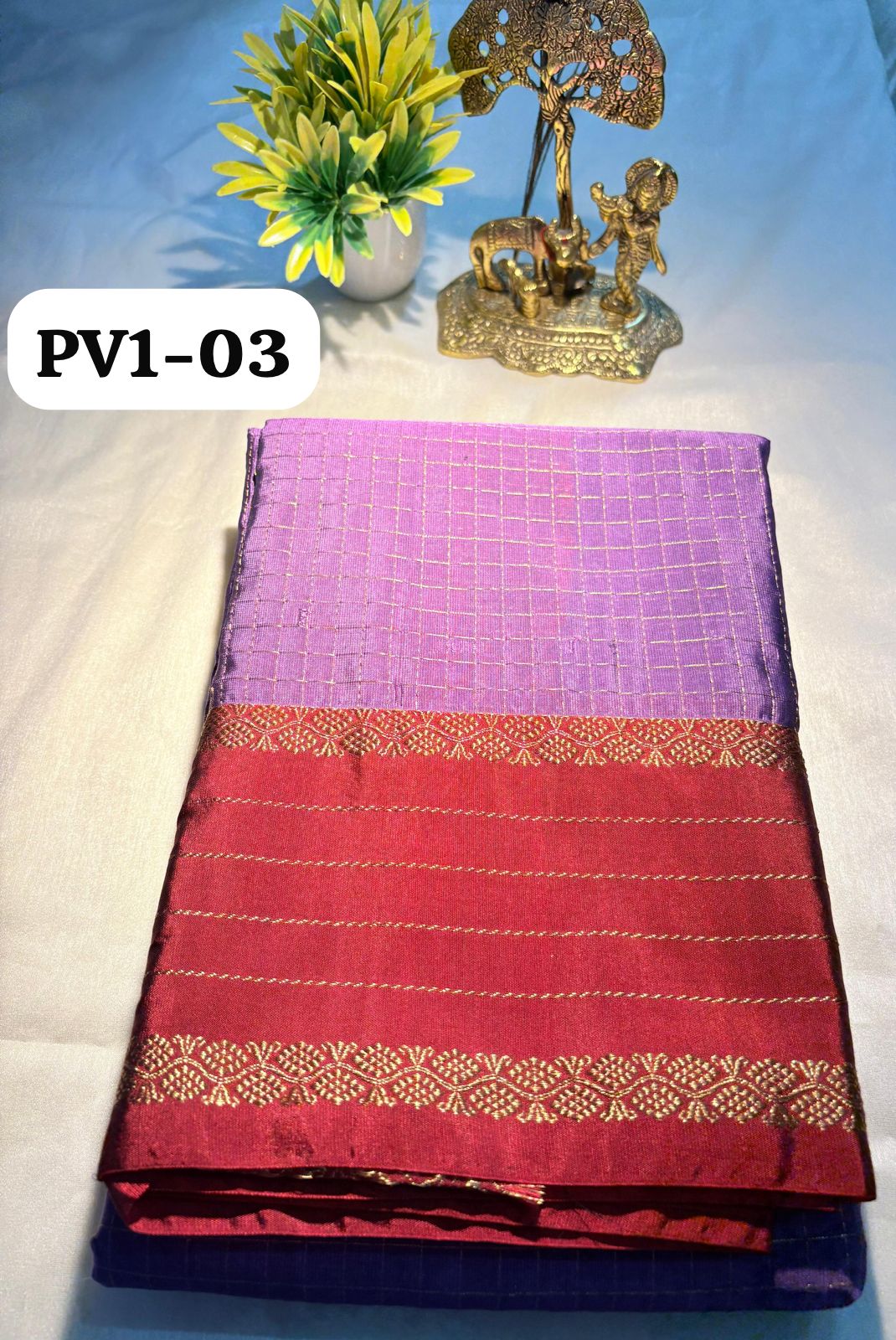 Semi-Gadwal Silk Saree